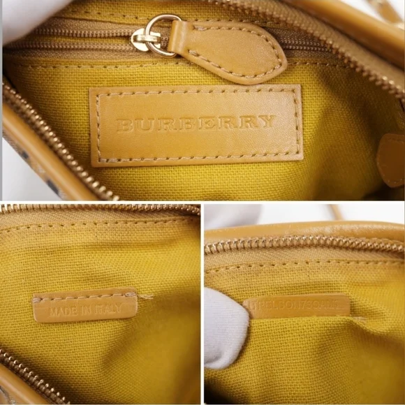 Burberry Haymarket Check Coated Canvas Studded Canterbury - Picture 9 of 11